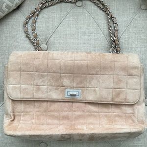 Chanel Vintage Suede Medium Bag